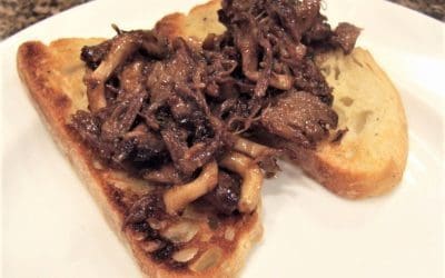 Ad Hoc at Home: Braised Oxtail and Mushroom Tartine