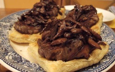 Open-Faced Beef Wellington