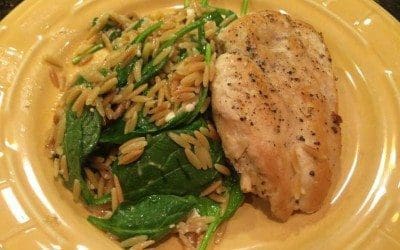 The Complete Cooking for Two Cookbook: Chicken and Orzo with Spinach and Feta