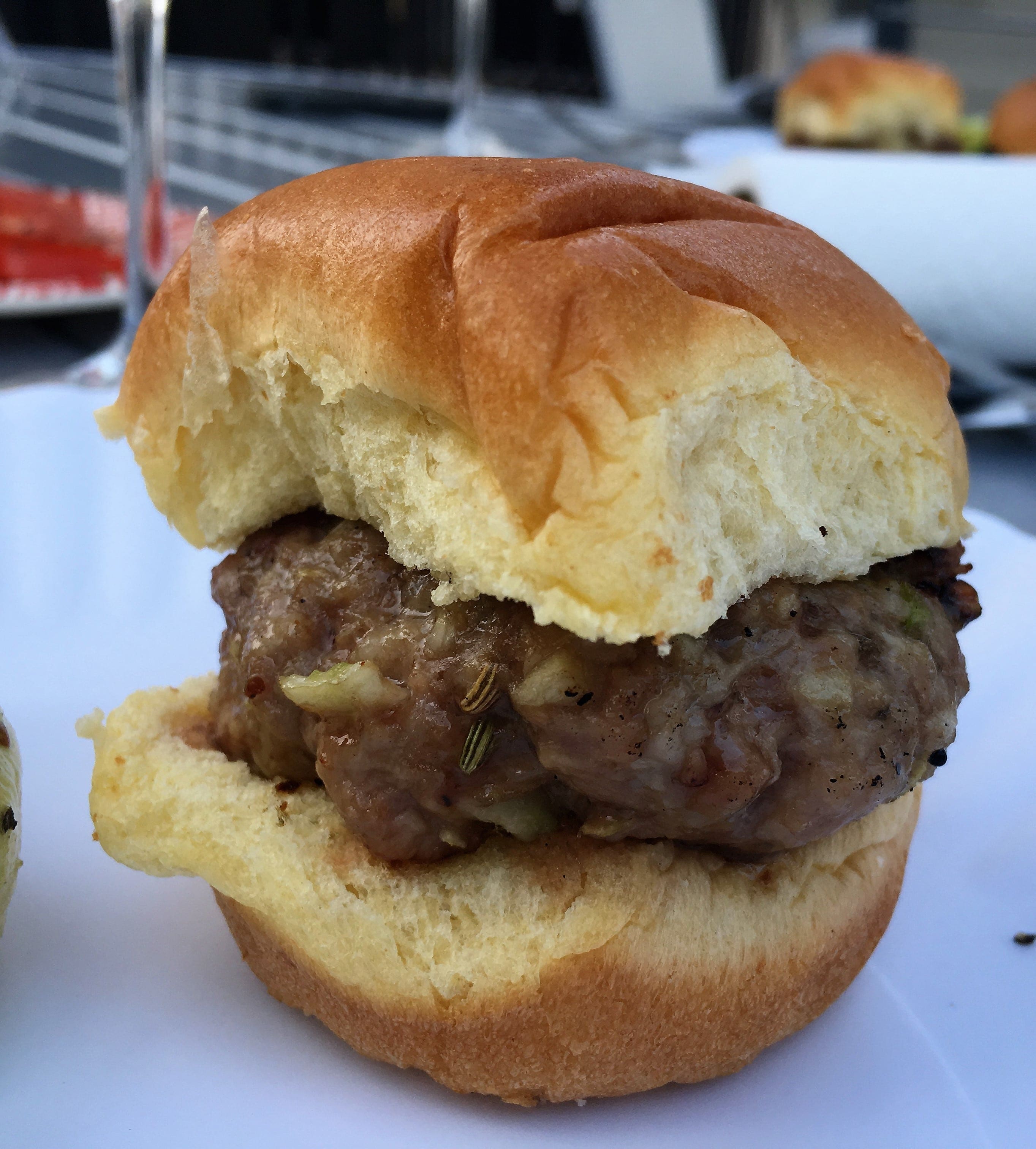 Pork-Fennel Burger