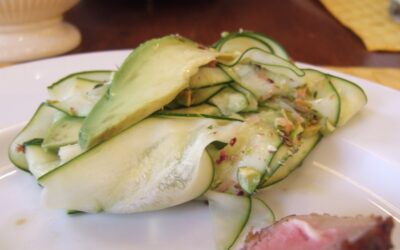 The Essential New York Times Cookbook: Zucchini Carpaccio with Avocado