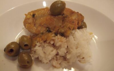 The Essential New York Times Cookbook: Moroccan Chicken Smothered in Olives